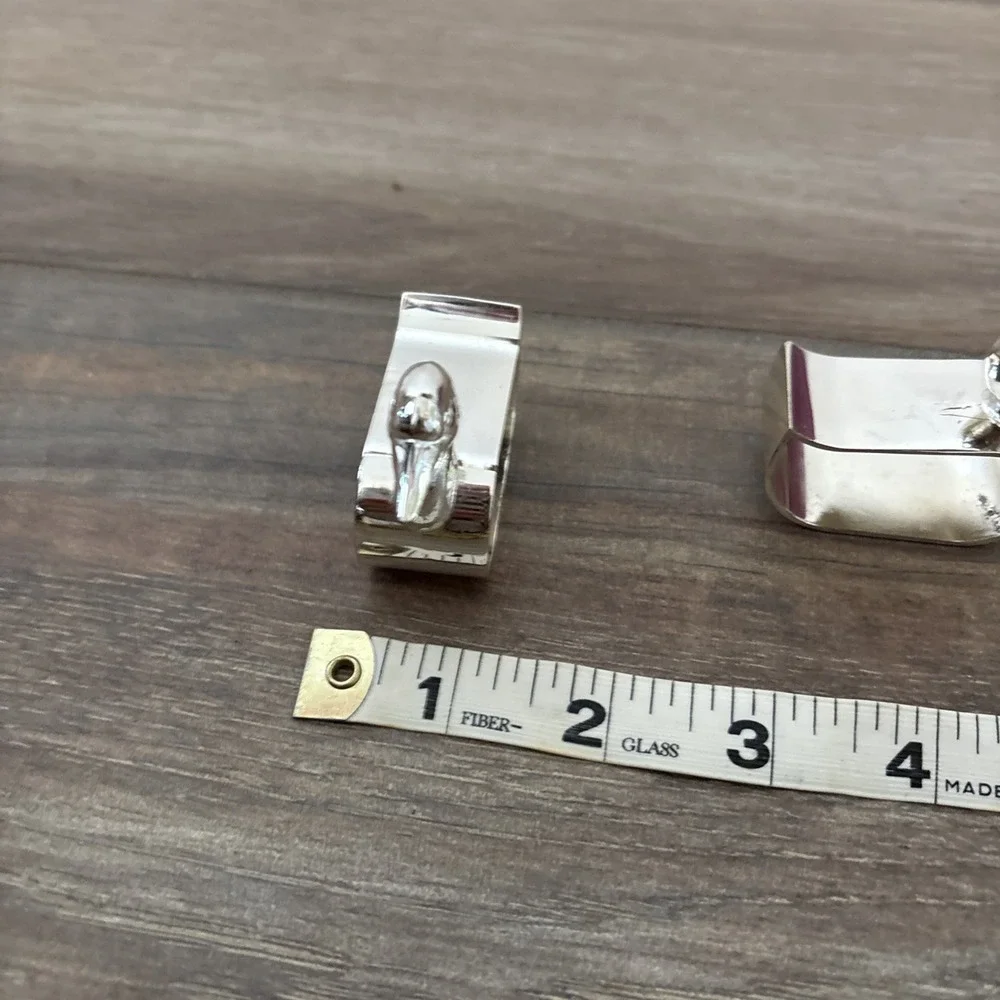 Set of 4 Silverplated‎ Duck Napkin Rings Made In Japan